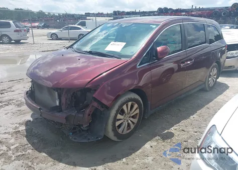 2016 Honda Odyssey Ex-L from USA, damaged, VIN 5FNRL5H6XGB149712